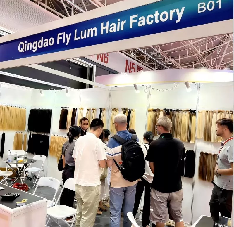 Lum Hair Factory presenta le estensioni dei capelli premium all'Expo del commercio internazionale