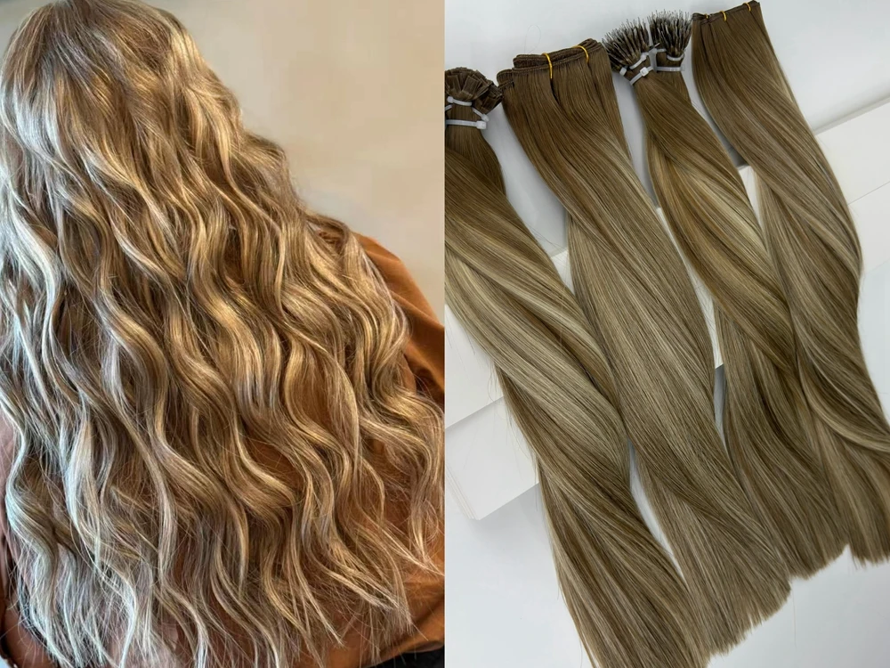 Estensioni dei capelli con clip ed estensioni dei capelli permanenti dal produttore professionale cinese