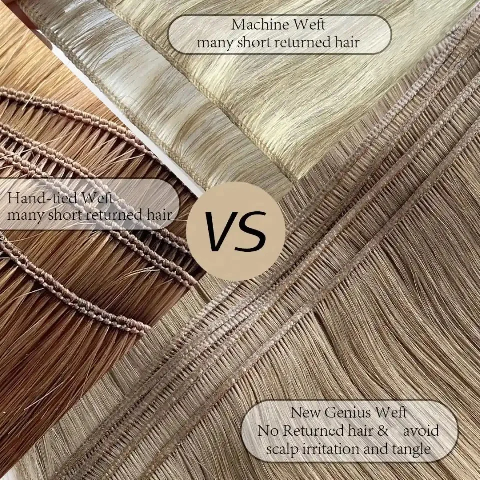 Cuticle Remy Genius Weft Extensions