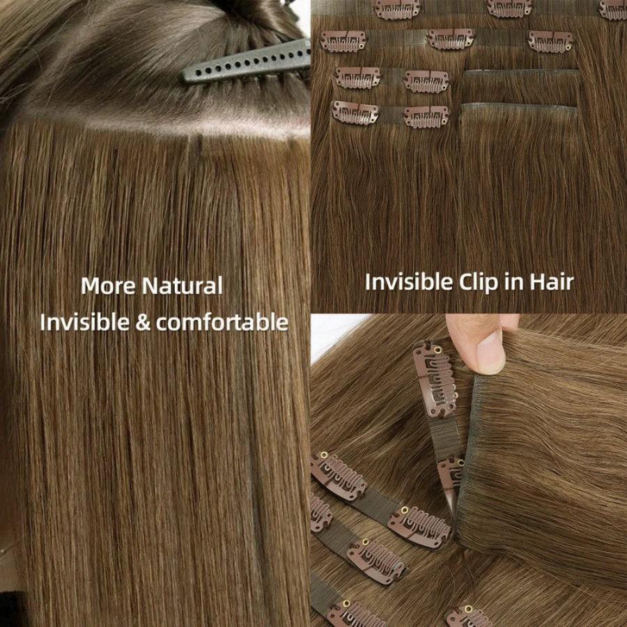 Clip invisibile nelle estensioni dei capelli