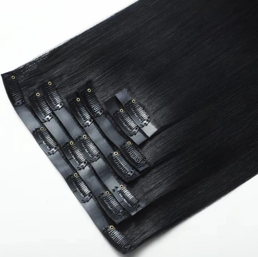 Clip senza cuciture nelle estensioni dei capelli